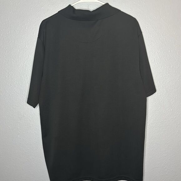 Ben Hogan Black Striped Textured Short Sleeved Polo Size XL - Picture 9 of 9
